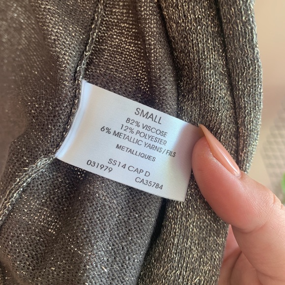 NWT Windsmoor Metallic Sparkly Cardigan Size Small - Picture 11 of 12